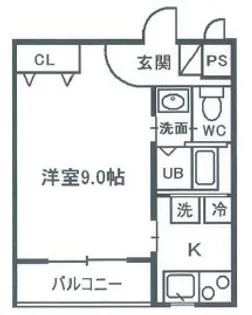 ヴィレッジ加綾北本町【2階】の間取り