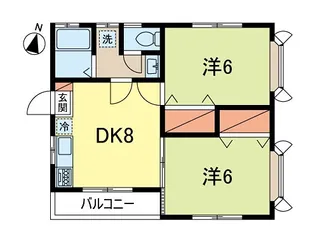 ファミーユ【2階】の間取り