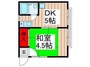 コ-ポ塚田【1階】の間取り