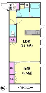 NEWRISE 大森本町【3階】の間取り