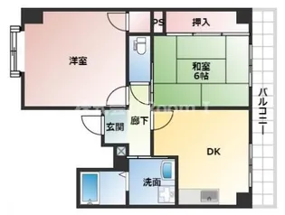 メゾンダイワ【5階】の間取り