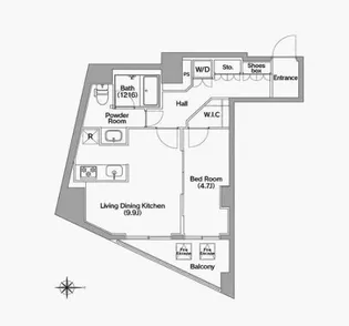 コンフォリア馬込【7階】の間取り