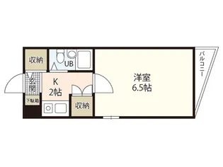 メルヘンマンション矢野東【2階】の間取り