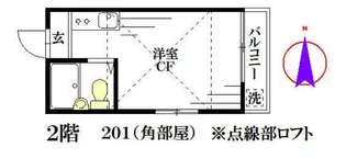CASA不二【2階】の間取り