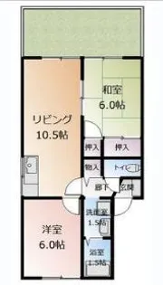 アビテフォーレ【1階】の間取り