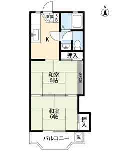 京町レガセ【2階】の間取り