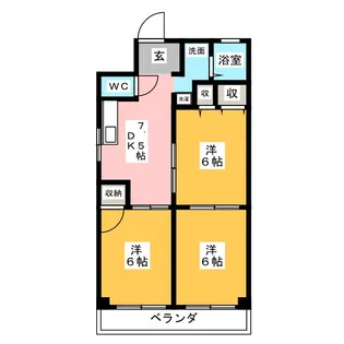 メゾン藤【3階】の間取り