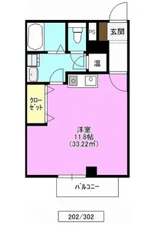 CIEL BLEU【3階】の間取り