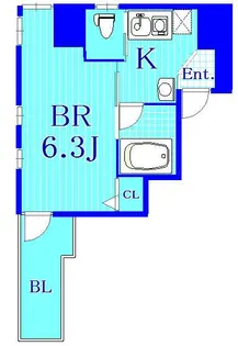 エルドシック横濱【4階】の間取り