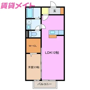Alice【2階】の間取り