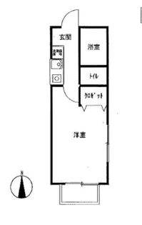 ミレニアム富町【2階】の間取り