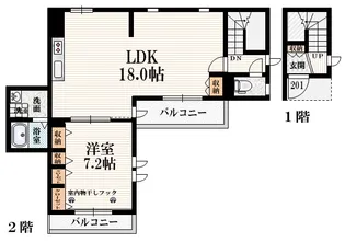 Famille【2階】の間取り