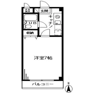 アイディール新城【1階】の間取り