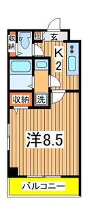 K RESIDENCE柏【8階】の間取り