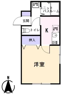 信開セルーラ開発I【2階】の間取り