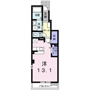 アン・ジュネス【1階】の間取り