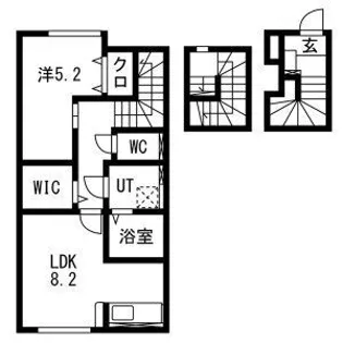 ルミエールIII【3階】の間取り