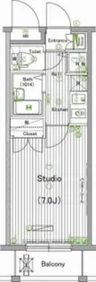 ガーラ・シティ亀戸【11階】の間取り