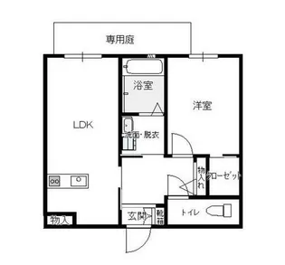 シティパル荏隈A【1階】の間取り