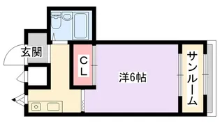 みなみマンション【4階】の間取り