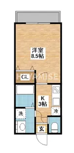 ルネス・プランドール【2階】の間取り