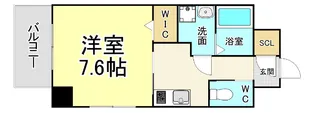 the STAGE 中原【4階】の間取り