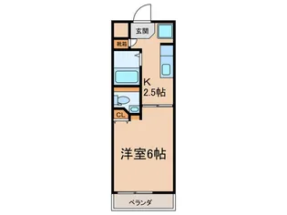 グリーンパレス【1階】の間取り