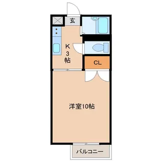 ステーションハイム【3階】の間取り