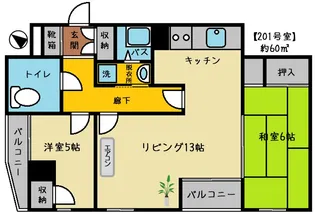 シルバーパレス目白【2階】の間取り