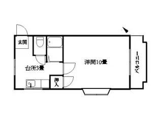 ホワイトハイムII【2階】の間取り