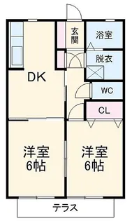 ディオン早出III【1階】の間取り