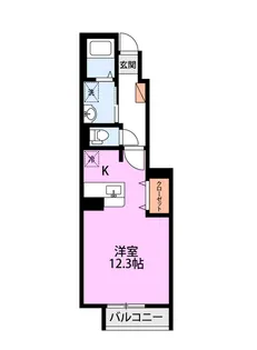 メイプルコート【1階】の間取り