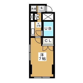 サニーハイツ【3階】の間取り