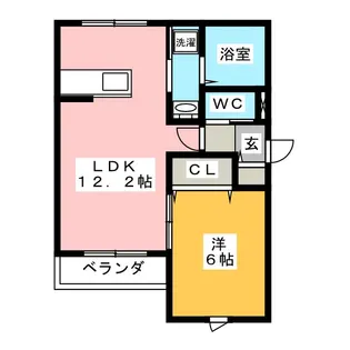 メゾン ド ソレイユ富士【2階】の間取り