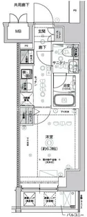 CREST TAPP新横浜【10階】の間取り