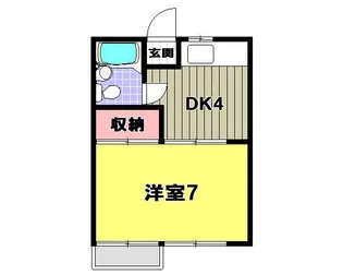 メゾン杉【2階】の間取り