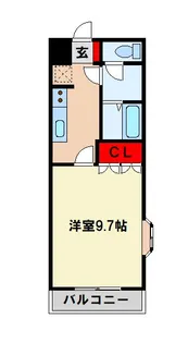 エバービレッジ【2階】の間取り