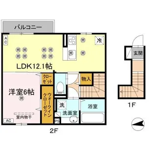 M-ONE丸の内【2階】の間取り