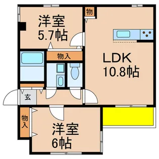 第3バロン【2階】の間取り
