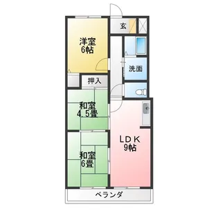 ベルマローネ千竹壱番館【2階】の間取り