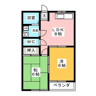 MAISON SAIBE【2階】の間取り