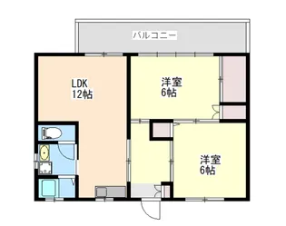 サンパティーク東谷山【5階】の間取り