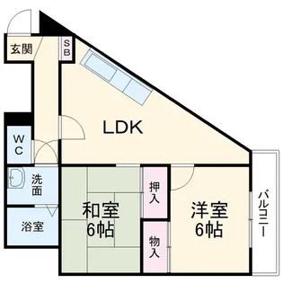 メゾン仙石原【2階】の間取り