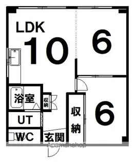 ハイツミコ【3階】の間取り