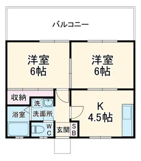 パークサイドA棟【1階】の間取り