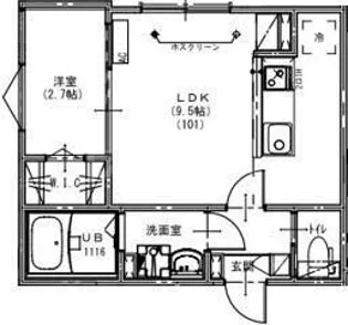 KEIAI RESIDENCE みのり台【3階】の間取り