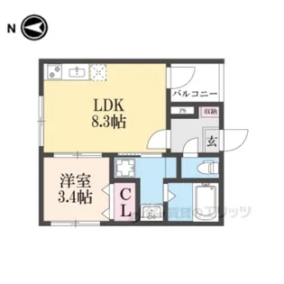 SUMIKA10【3階】の間取り