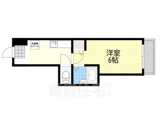 イーズ千里山【4階】の間取り