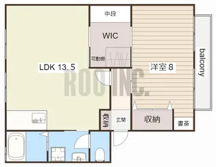 サングレース【1階】の間取り