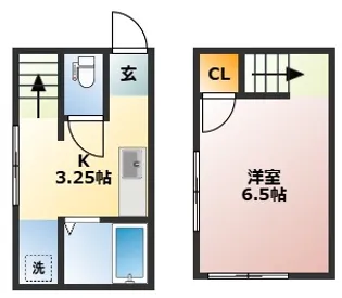 パークサイド郡司の間取り